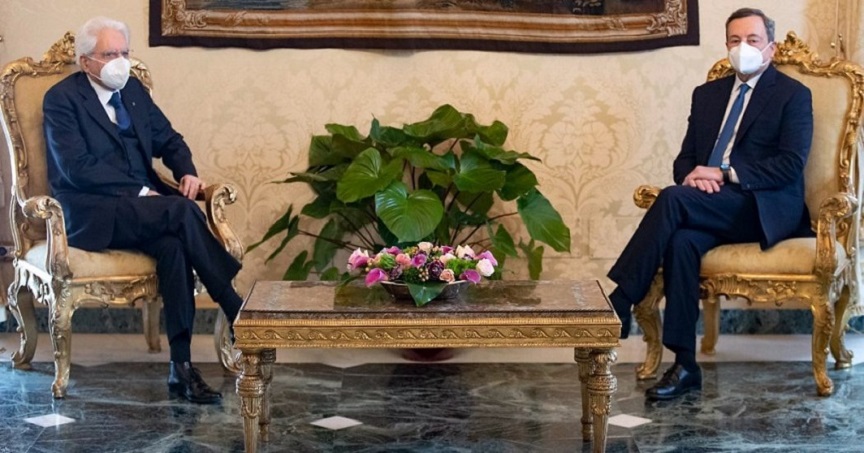 nuovo governo: sergio mattarella e mario draghi