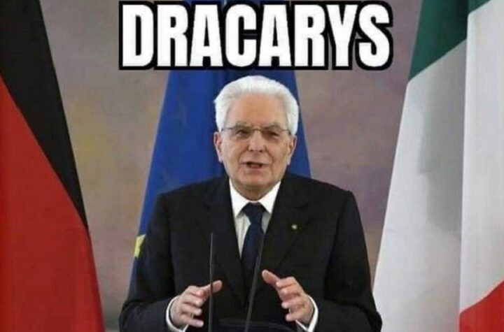 draghi ha ottenuto la fiducia: meme sergio mattarella