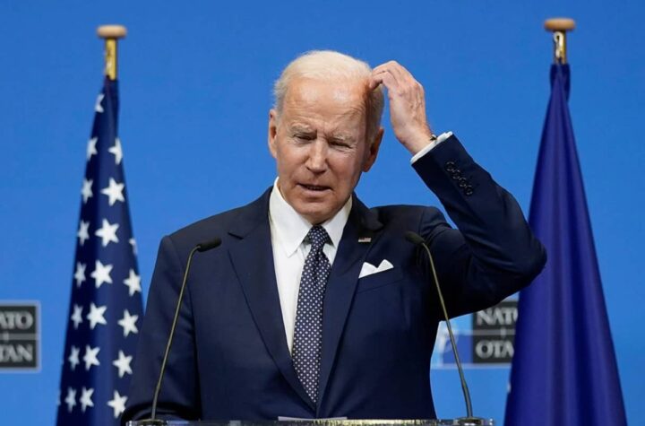 Joe Biden confuso