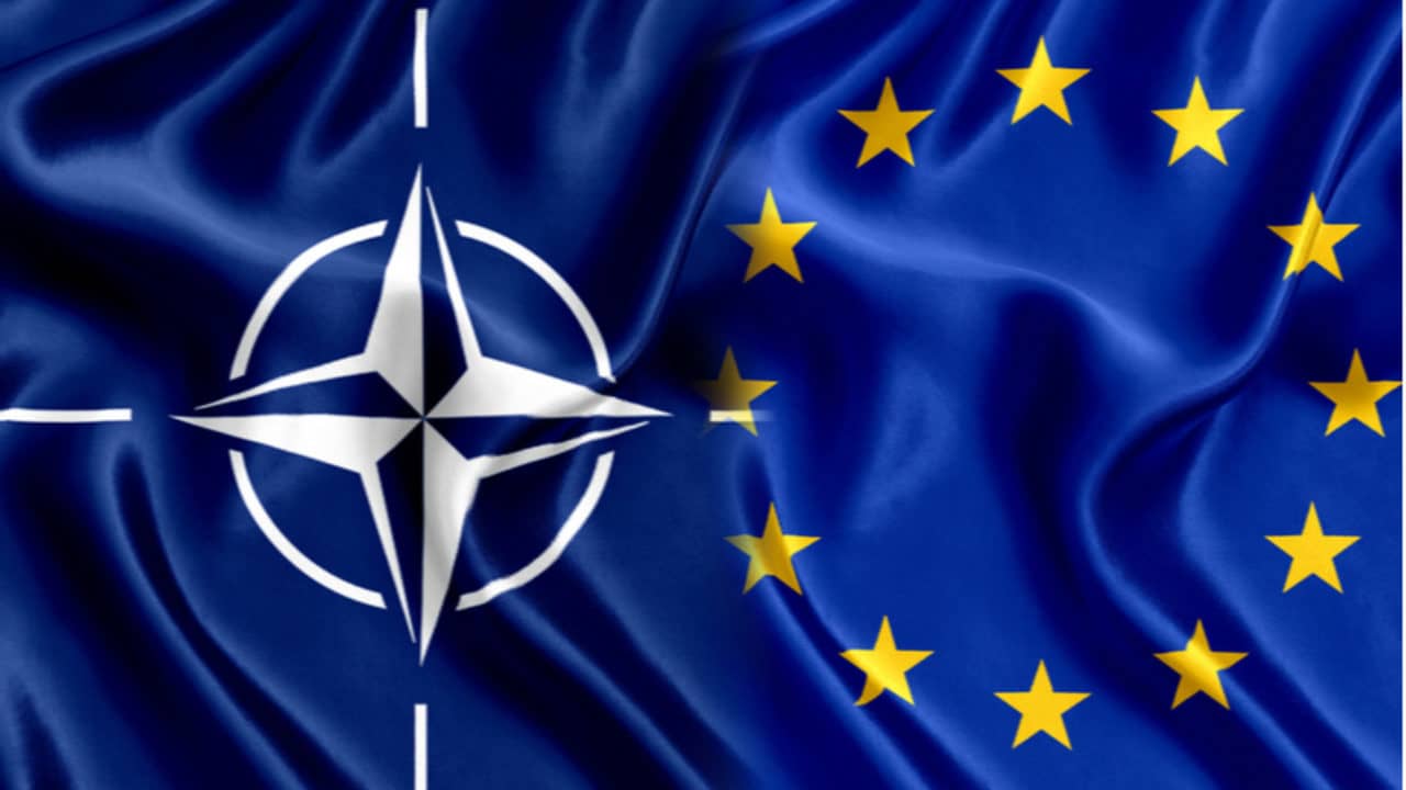 Campagna elettorale, NATO e Ue