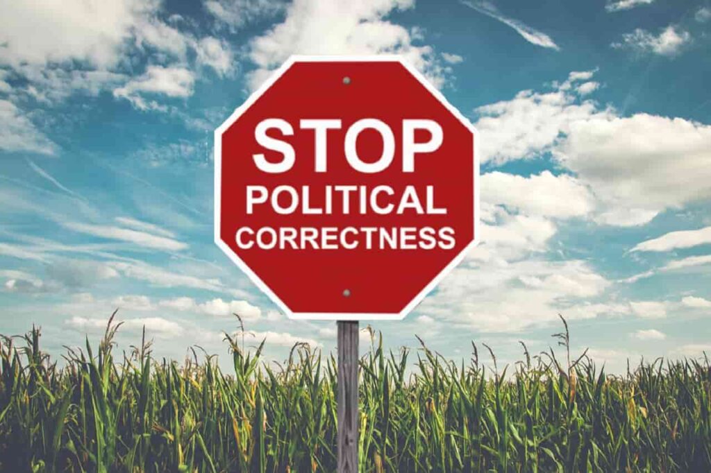 Meloni, Stop al politically correct