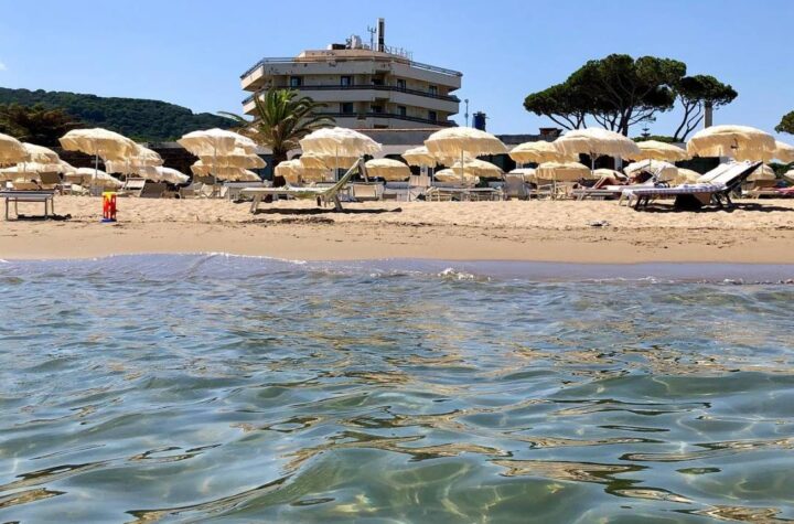 Spiaggia, mare, Circeo Park Hotel
