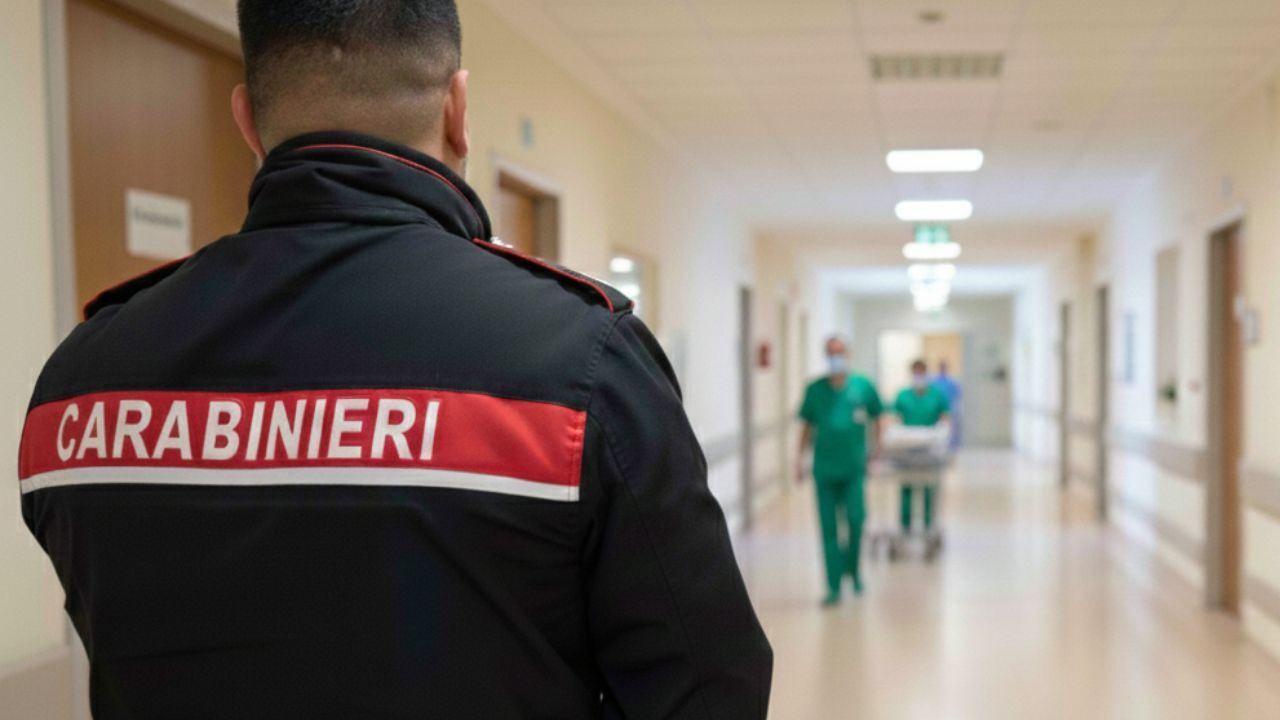 Carabiniere in corsia di Ospedale