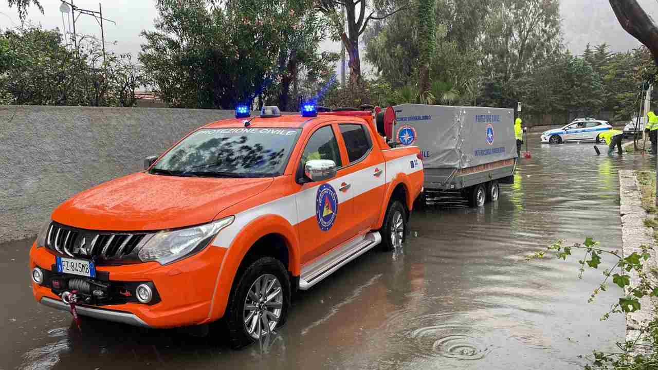 Maltempo, Protezione Civile Sicilia