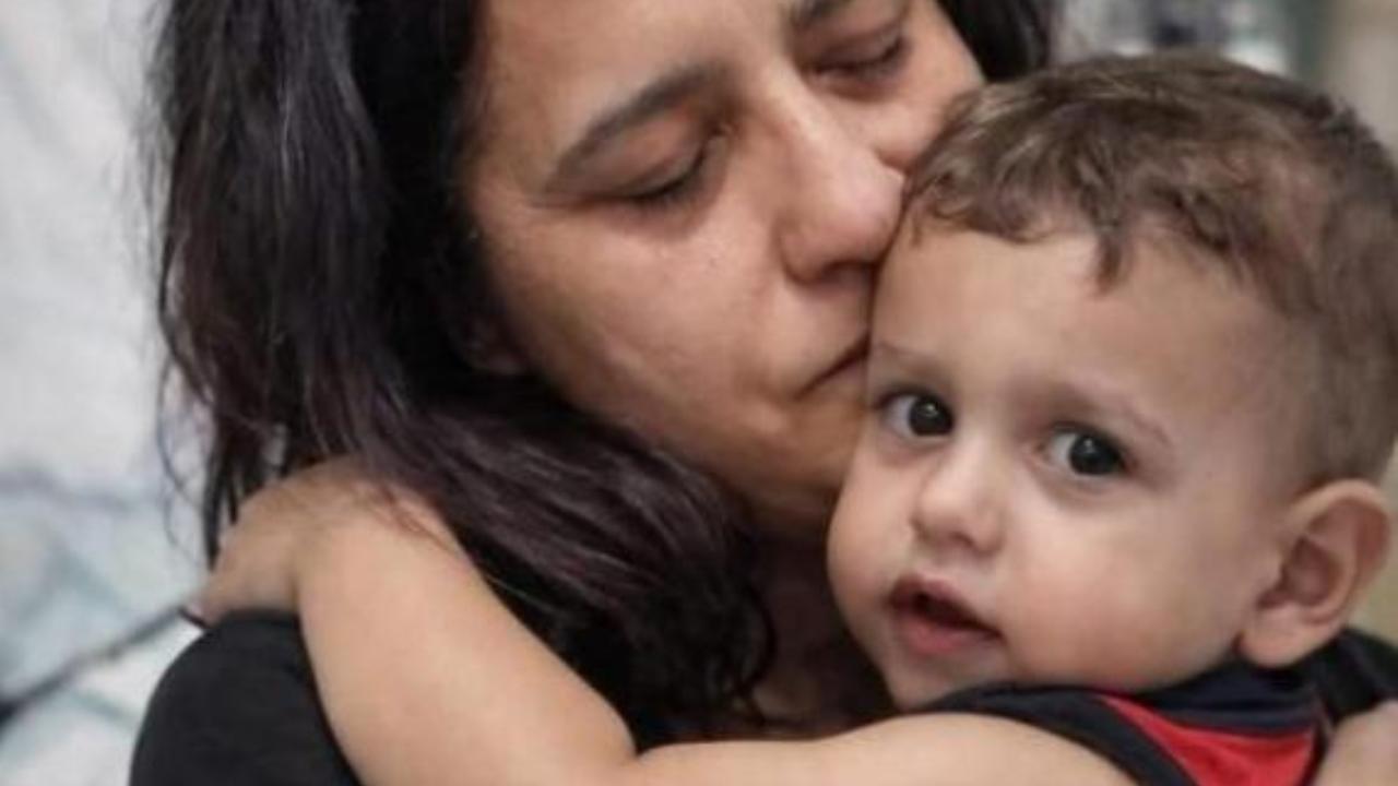 Domenico con la mamma